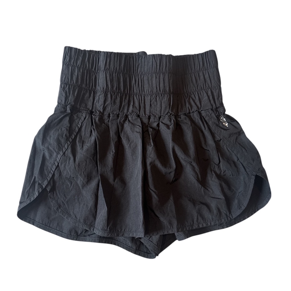 Free People Movement‎ Black The Way Home Shorts Size Small High Waisted Athletic